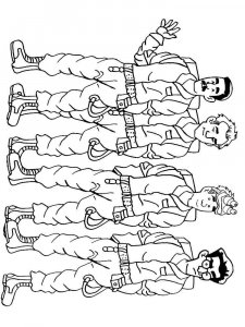 Ghostbusters coloring page 1 - Free printable