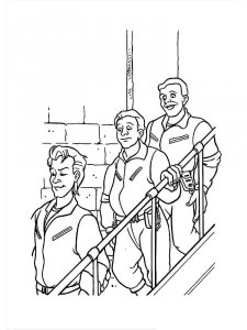 Ghostbusters coloring page 16 - Free printable