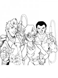 Ghostbusters coloring page 25 - Free printable