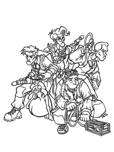 Ghostbusters coloring page 39 - Free printable