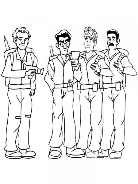 Ghostbusters coloring pages