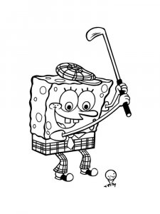 Golf coloring page 8 - Free printable