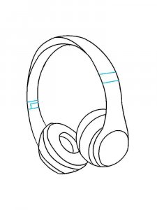 Headphones coloring page 15 - Free printable