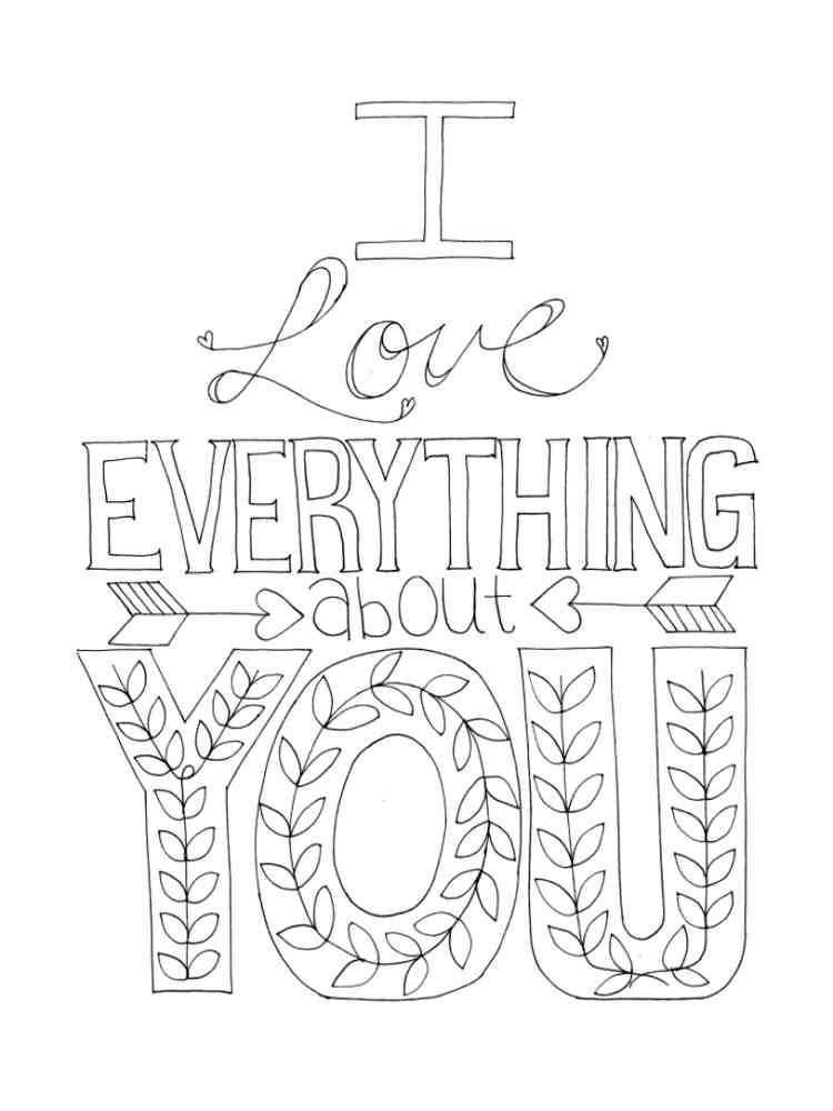 I Love you coloring pages. Free Printable I Love you coloring pages.