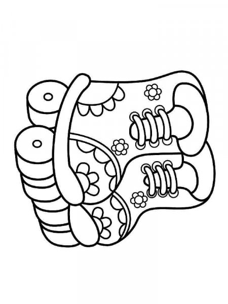 Ice Skates coloring pages