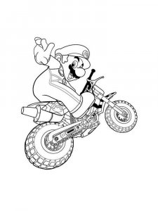 Mario Kart coloring page 10 - Free printable