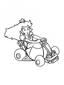 Mario Kart coloring page 13 - Free printable