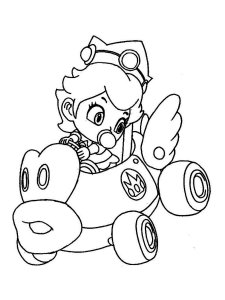 Mario Kart coloring page 18 - Free printable