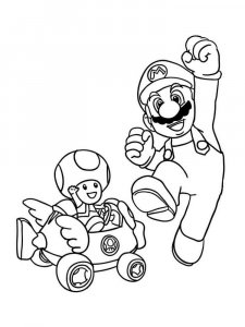 Mario Kart coloring page 8 - Free printable