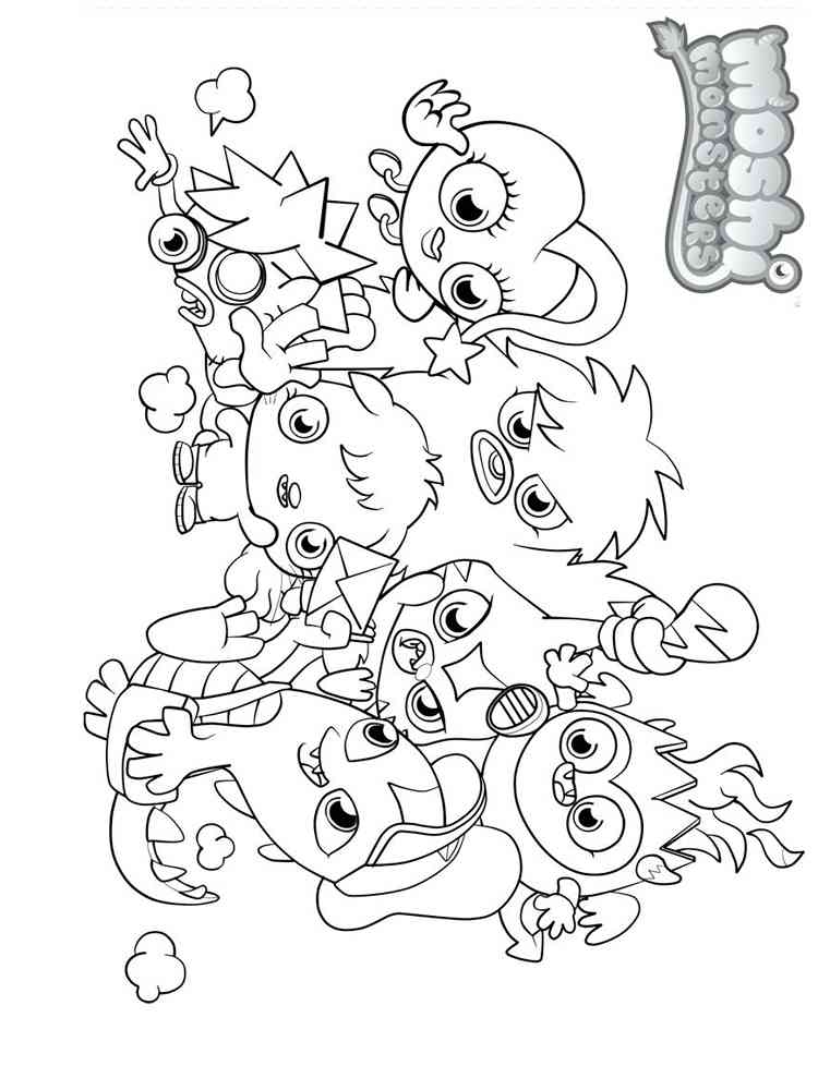 Download Moshi Monsters coloring pages. Free Printable Moshi Monsters coloring pages.