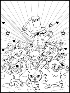 Moshi Monsters coloring page 2 - Free printable