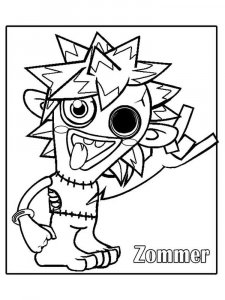 Moshi Monsters coloring page 21 - Free printable