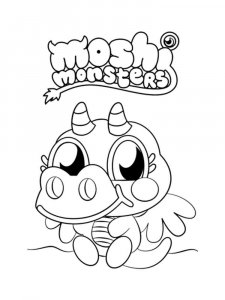 Moshi Monsters coloring page 8 - Free printable
