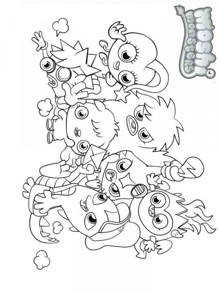 Moshi Monsters coloring pages