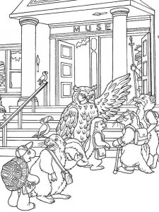 Museum coloring page 13 - Free printable