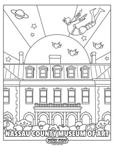 Museum coloring page 16 - Free printable