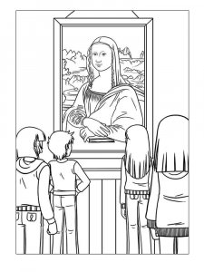 Museum coloring page 4 - Free printable