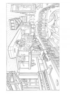 Museum coloring page 6 - Free printable