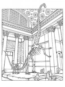 Museum coloring page 9 - Free printable