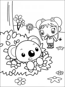 Ni Hao Kai Lan coloring page 1 - Free printable