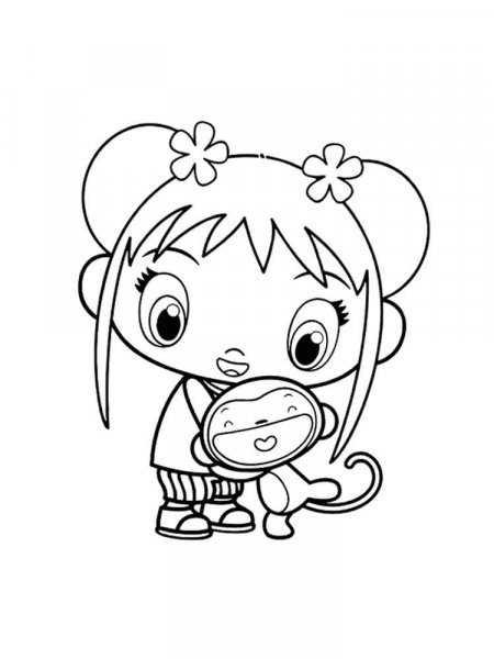 Ni Hao, Kai-Lan coloring pages