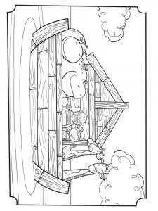Noah's Ark coloring page 11 - Free printable