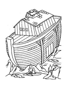 Noah's Ark coloring page 16 - Free printable