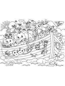 Noah's Ark coloring page 17 - Free printable