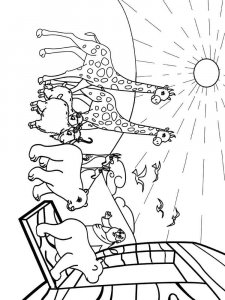 Noah's Ark coloring page 5 - Free printable