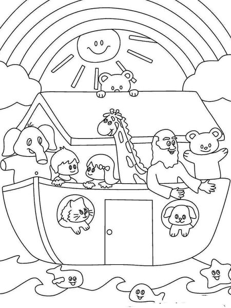 Noah's Ark coloring pages