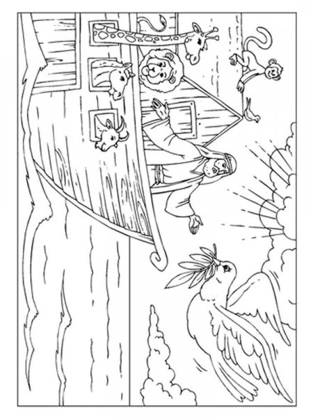 Noah's Ark coloring pages