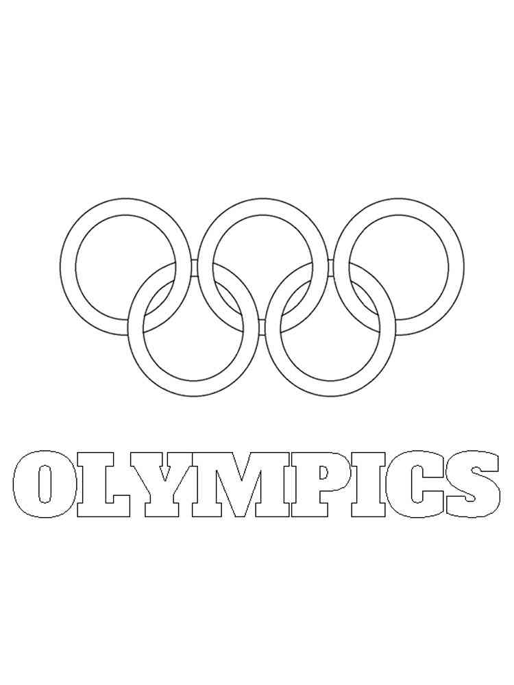 Olympic rings coloring pages. Download and print Olympic rings coloring