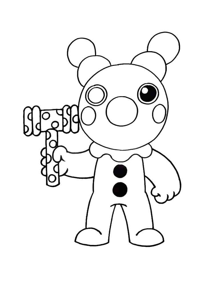 Piggy Roblox Coloring Pages Download And Print Piggy Roblox Coloring Pages - harvester galaxy roblox