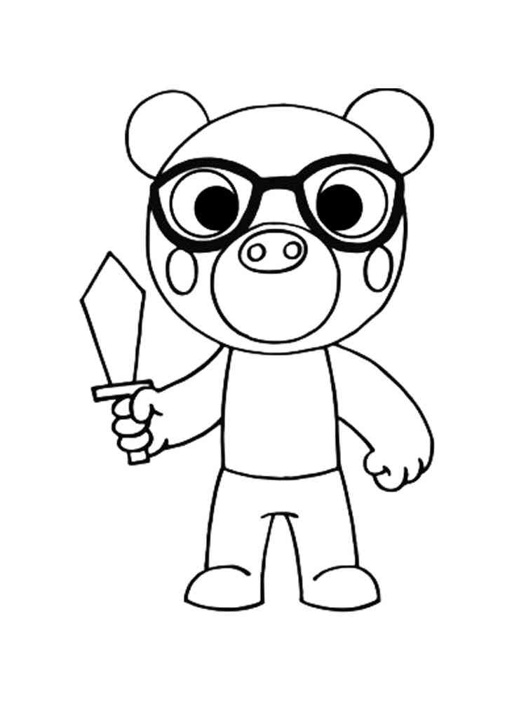 Piggy Roblox Coloring Pages Download And Print Piggy Roblox Coloring Pages - free printable piggy roblox coloring pages