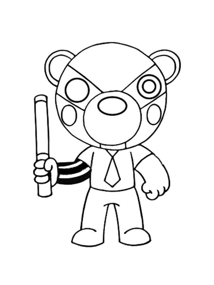 Piggy Roblox Coloring Pages Download And Print Piggy Roblox Coloring Pages - roblox piggy coloring pages teacher
