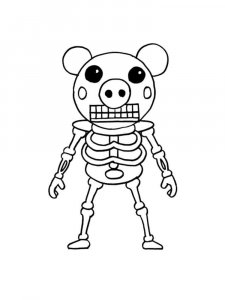 Piggy Roblox coloring page 11 - Free printable