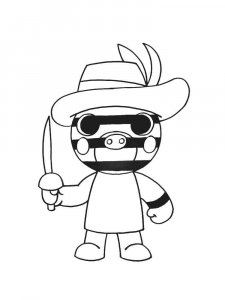Piggy Roblox coloring page 15 - Free printable
