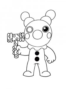 Piggy Roblox coloring page 16 - Free printable