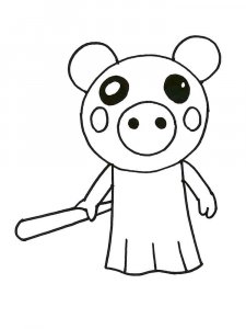 Piggy Roblox coloring page 18 - Free printable