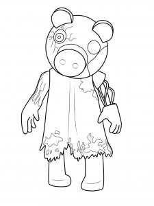 Piggy Roblox coloring page 20 - Free printable