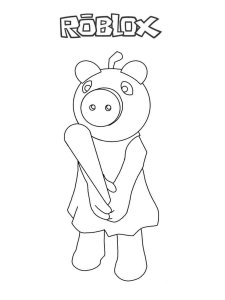 Piggy Roblox coloring page 22 - Free printable