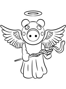 Piggy Roblox coloring page 23 - Free printable