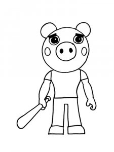 Piggy Roblox coloring page 8 - Free printable