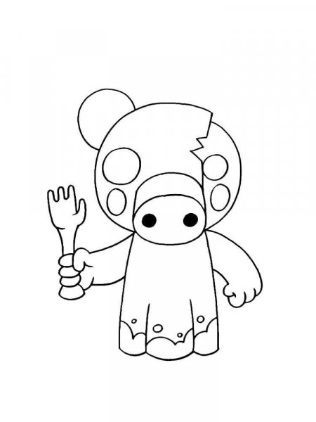 Piggy Roblox Coloring Pages