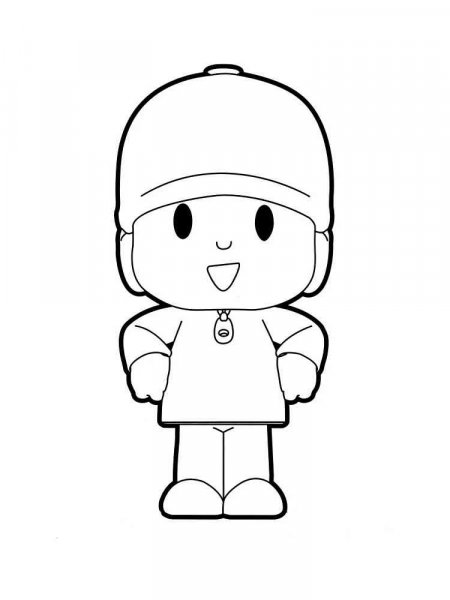 Pocoyo coloring pages