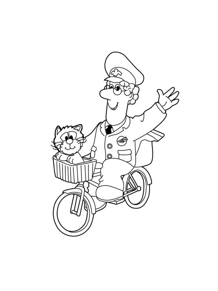 Download Postman Pat coloring pages. Free Printable Postman Pat coloring pages.