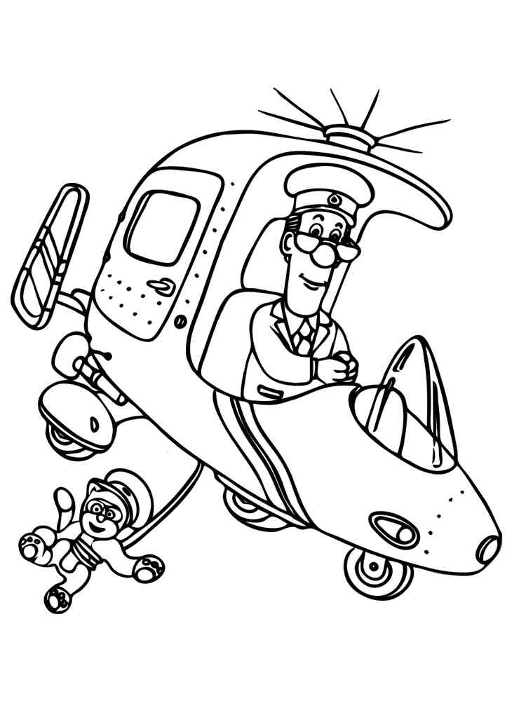 Download 53+ Postman Pat In Truck For Kids Printable Free Coloring Pages PNG PDF File