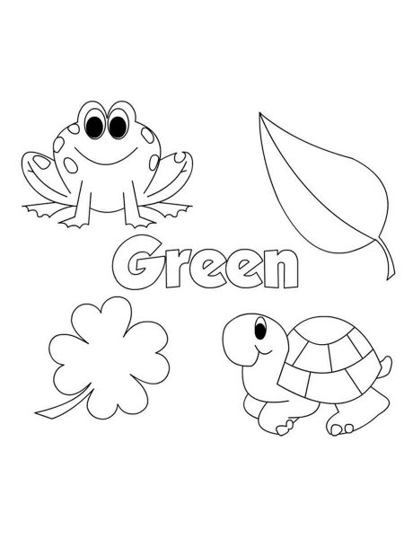 Preschool coloring pages