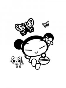 Pucca coloring page 3 - Free printable