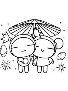 Pucca coloring page 4 - Free printable